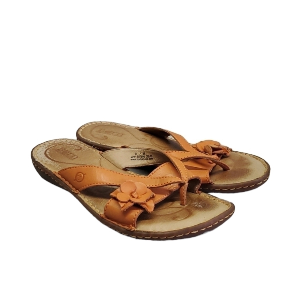 Born Women Outdoor Comfort Leather Sandals shoes sz 8